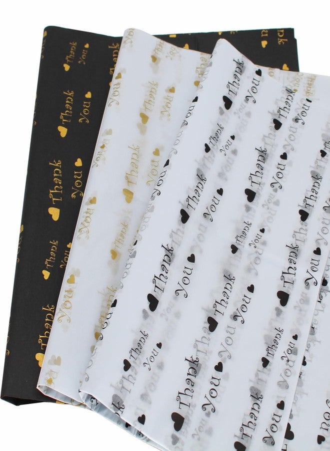 PMLAND 60 Sheets Thank You Tissue Paper 20 × 15 Inches – Premium Gift Wrapping & Packaging Paper, Acid-Free, Vibrant Colour, Tear-Resistant for Gift Bags, Boxes, Crafts & Party Décor - Image 3